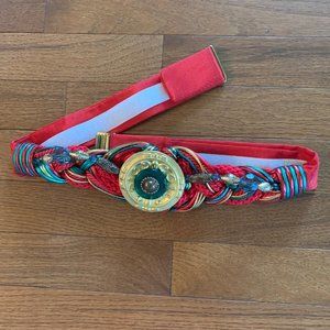 Vintage braided belt especially appropriate for the holiday.